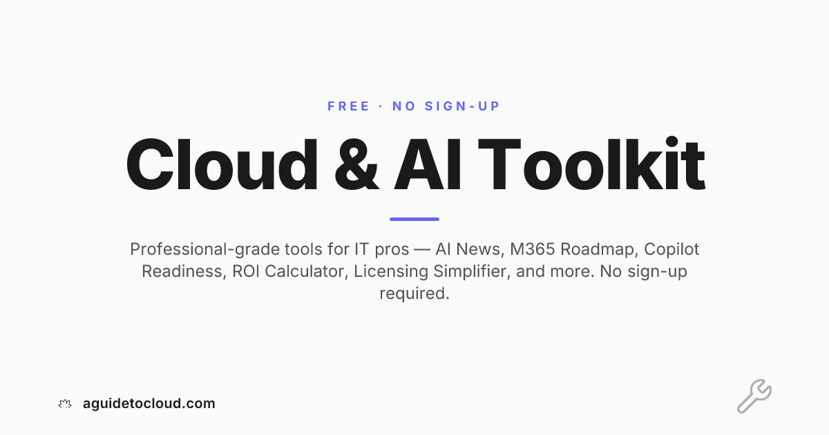 Cloud & AI Toolkit | A Guide to Cloud & AI